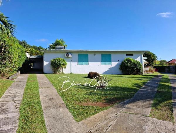 Dpt Guadeloupe (971), à vendre PETIT BOURG maison T4 avec un grand jardin
