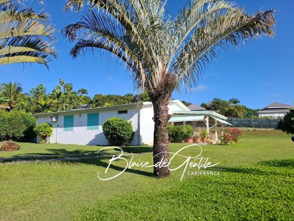 Dpt Guadeloupe (971), à vendre PETIT BOURG maison T4 avec un grand jardin