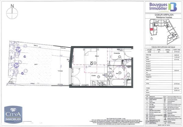 Appartement à louer 1 pièce 27.76m² Arpajon (91290)