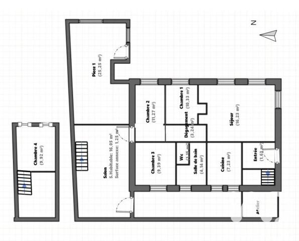 Maison à vendre 4 pièces 115,83 m² Charbonnières-les-Bains
