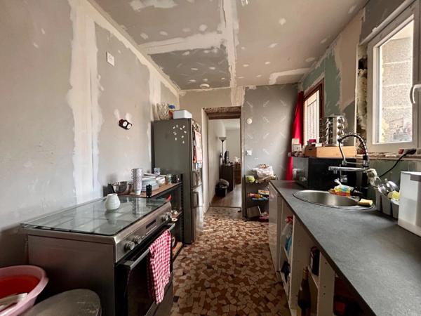 Maison de ville à vendre 3 pièces ANSERVILLE à rénover (60)