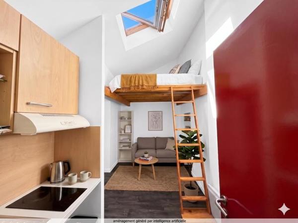 Appartement à vendre 97 268 € Nantes 1 pièce 25 m² DPE D