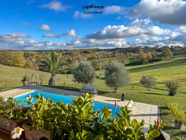 Maison à vendre 5 pièces MONTESQUIEU (82) de 125m2 habitables sur un terrain de 2000m2
