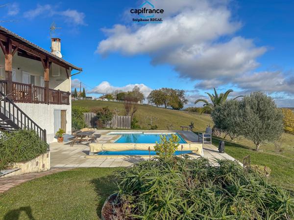 Maison à vendre 5 pièces MONTESQUIEU (82) de 125m2 habitables sur un terrain de 2000m2