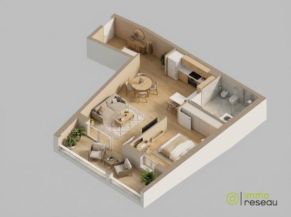 Appartement en frais réduits à CUCQ (62780)