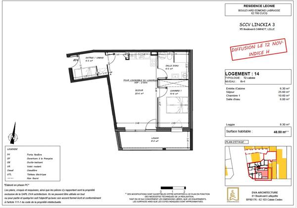 Appartement en frais réduits à CUCQ (62780)