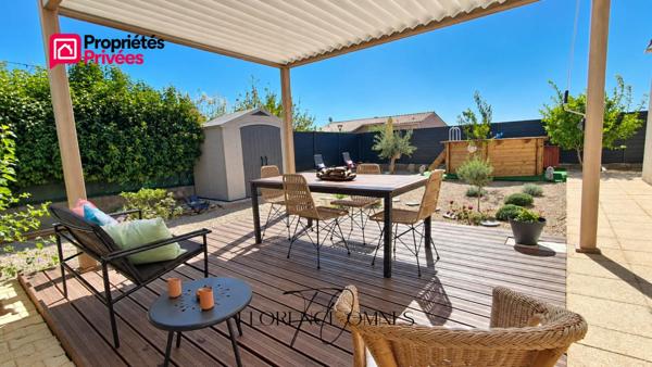 EXCLUSIVITE à LAURE-MINERVOIS - Maison plain pied 81m2, 2 chambres, jardin, piscine