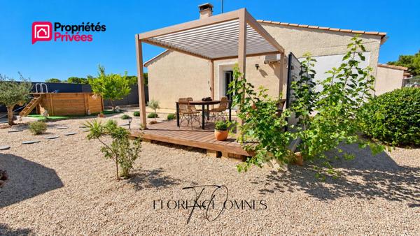 EXCLUSIVITE à LAURE-MINERVOIS - Maison plain pied 81m2, 2 chambres, jardin, piscine