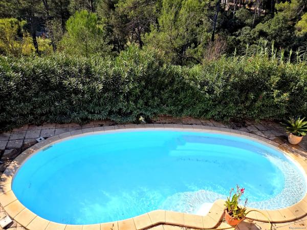 Propriété avec piscine et espace boisé