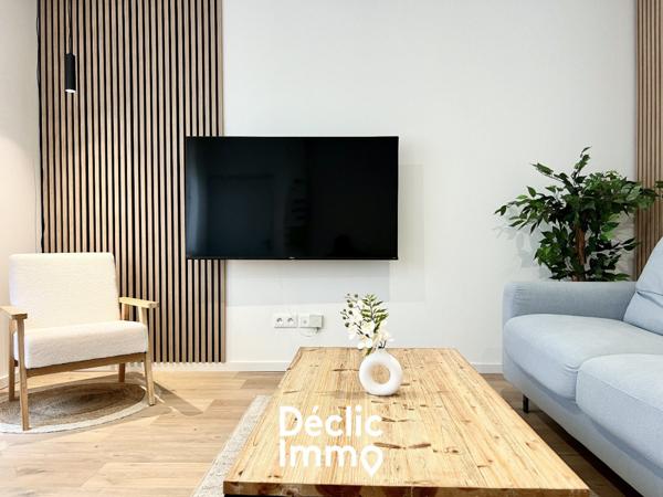 Vente appartement rénové Poitiers, 49m² 2 pièces 152 250€ avec terrasse