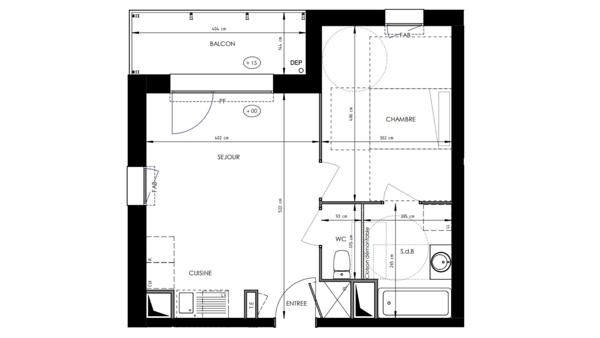 Appartement à vendre 2 pièces 40 m² Lens