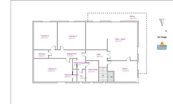 Maison à vendre 5 pièces 190 m² Le Pontet