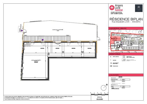 Angers, Hauts-de-Saint-Aubin Local commercial de 130m²