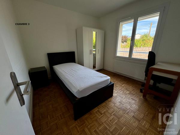Chambres meublées en colocation proche écoles à Gachet