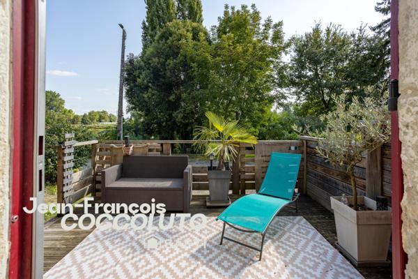 Maison 3 Pièces avec terrasse en bord de Garonne