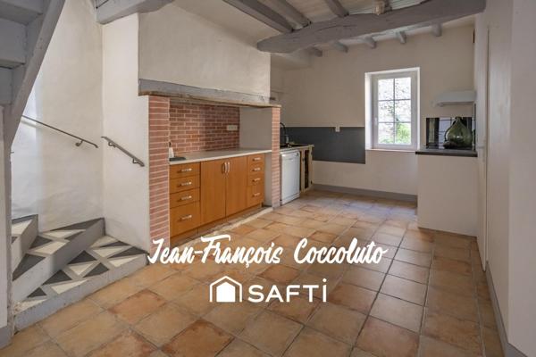Maison 3 Pièces avec terrasse en bord de Garonne