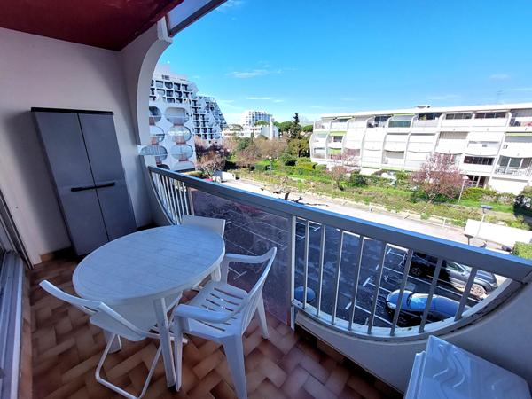 A louer à l'année en meublé La Grande Motte 1 pièce(s) 18.31 m2