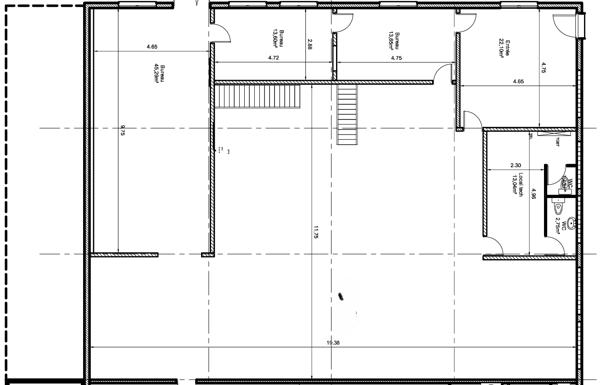 LOCAL COMMERCIAL 300m² - Axe TRES PASSANT - ATLANTIS SAINT-HERBLAIN