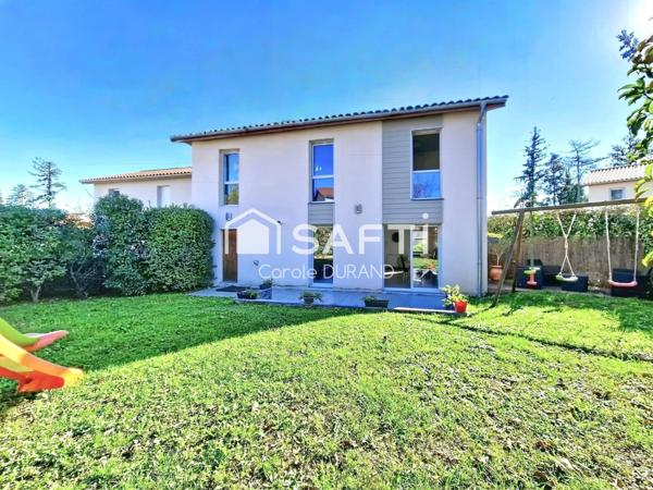 Maison 2013, 4 ch, jardin piscinable, au calme