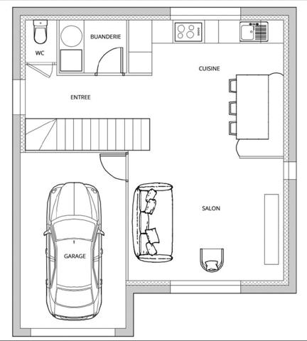 Projet de construction Maison T4 neuve sur 464m² - Montberon
