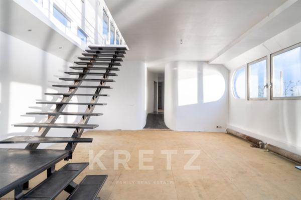 Péniche stylo Loft contemporain