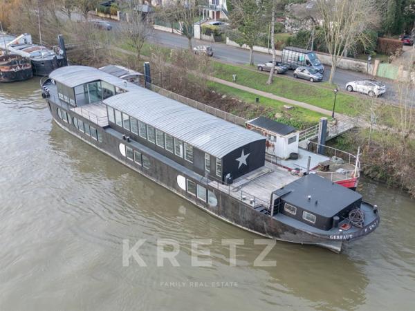 Péniche stylo Loft contemporain