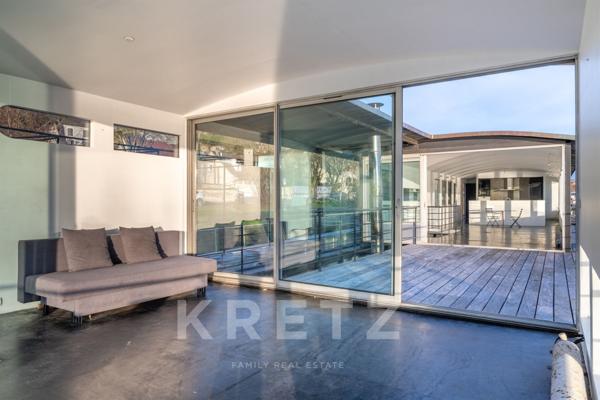 Péniche stylo Loft contemporain