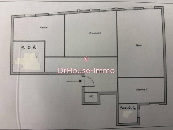 Appartement à vendre 3 pièces de 82 m²