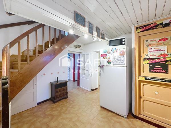 Grande maison de village avec garage et jardin