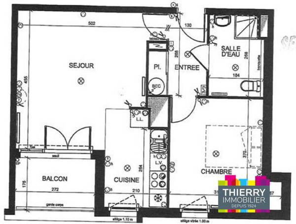 Appartement 2 pièces - 44470 Carquefou -  CARQUEFOU