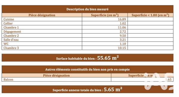 Appartement à vendre 4 pièces 55 m² Fontenay-le-Fleury