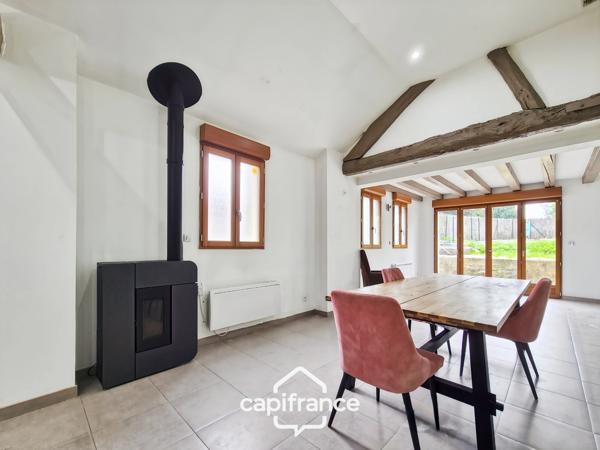 Longère rénovée 4p 93m², 2 suites, jardin à VILLEMARECHAL (77)