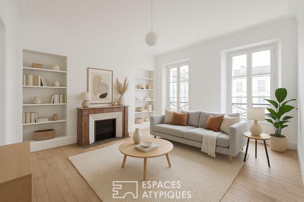 Appartement en duplex à rénover avec parc commun