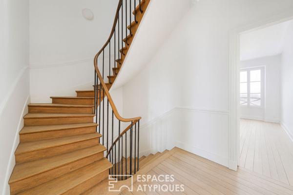 Appartement en duplex à rénover avec parc commun