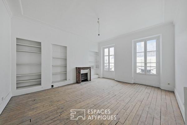 Appartement en duplex à rénover avec parc commun