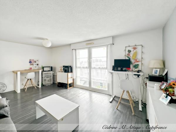 LA ROCHELLE, quartier des Minimes, Appartement à vendre 2 pièces 42m2 dernier étage, ascenseur