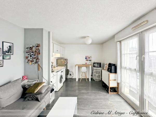 LA ROCHELLE, quartier des Minimes, Appartement à vendre 2 pièces 42m2 dernier étage, ascenseur