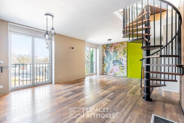 Duplex atypique en centre-ville