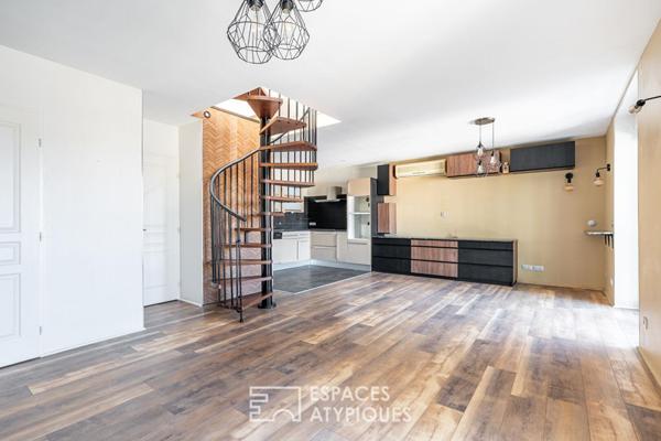 Duplex atypique en centre-ville