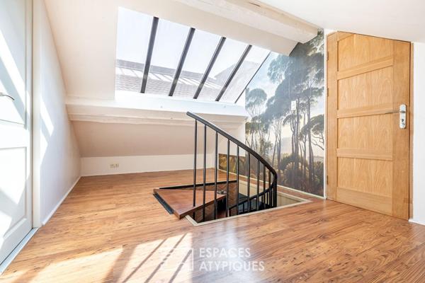 Duplex atypique en centre-ville