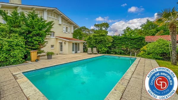 Arcachon (33120) Villa 5 chambres avec garage et piscine proche plages