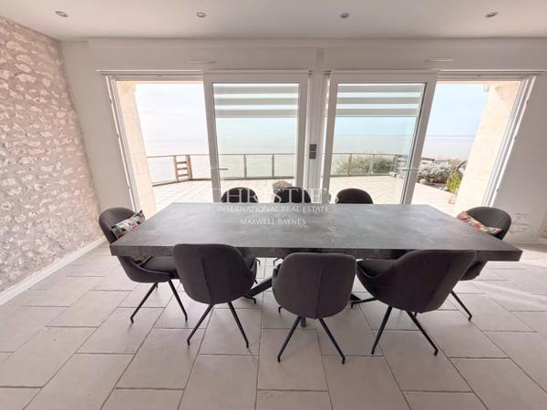 Appartement d’exception à Meschers avec vue sur l’estuaire et espace troglodyte