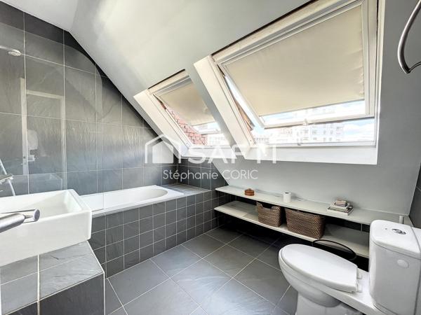 DUPLEX - DERNIER ETAGE - VUES DÉGAGÉES - 3 CHAMBRES