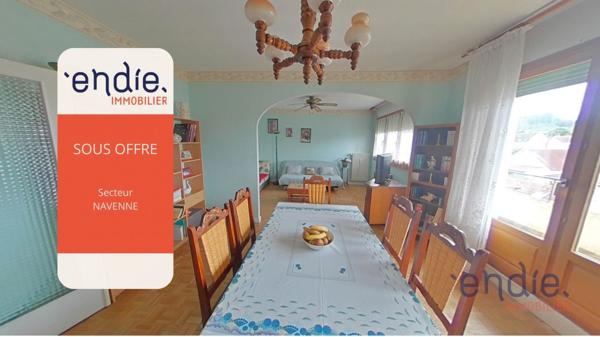 Appartement loué Spacieux de 77 m² à Navenne avec Vue Dégagée, balcon, garage et ascenseur