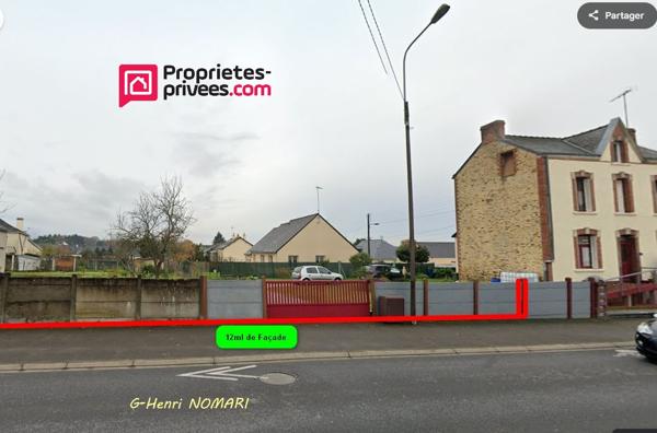 Chateaubriant Centre Ville Terrain à Bâtir de 230 m2