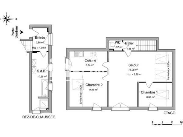 Location Appartement 2 pièces 67.35 m² - 1 A RUE DES BOSQUETS Altkirch 68130