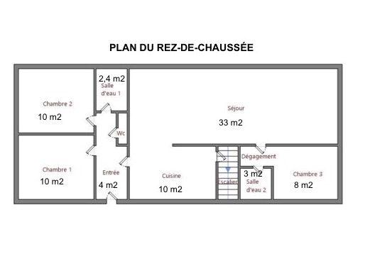 À vendre - Maison individuelle, 4 pièces située à Châtres-sur-Cher (41320)