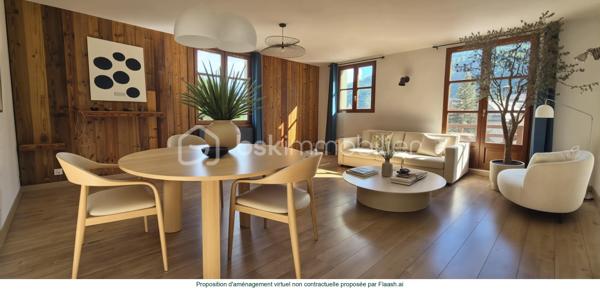 🏡🏔️ GRAND APPARTEMENT DUPLEX – CENTRE VILLAGE D’ALLOS – 110 m²
Au cœur du village d’Allos, idéalement situé en plein centre, au-dessus du Carrefour Contact et à proximité immédiate de toutes les commodités, découvrez ce grand appartement en duplex de 110M² (97 m²en loi carrez), lumineux et agréable à vivre. 🌞🌿
Situé dans une commune dynamique été comme hiver, aux portes du Parc National du Mercantour et proche des stations du Seignus et de La Foux d’Allos, ce bien offre un cadre de vie idéal à la montagne. ⛷️🚵‍♂️
________________________________________
✨ DESCRIPTIF DU BIEN
•	Type : Appartement duplex 
•	Surface : 110 m² au sol
•	Exposition : Sud / Ouest ☀️ 
•	État général : bon état, remis au goût du jour 
________________________________________
🏡 AGENCEMENT
🔹 Rez-de-chaussée :
•	🛋️ Grand salon / séjour de 28 m², lumineux et convivial, 
•	🍽️ Cuisine séparée et équipée, 
•	👗 Dressing / buanderie, 
•	🚽 Toilettes indépendantes. 
🔹 À l’étage :
•	🛏️ 3 chambres, 
•	🚿 Salle d’eau avec WC. 
________________________________________
🌄 EXTÉRIEUR & ANNEXES
•	🌞 Balcon exposé Sud/Ouest, 
•	🎿 Casier à skis, 
•	🅿️ Parking communal à proximité immédiate. 
________________________________________
🔧 CONFORT & POTENTIEL
•	Appartement très lumineux, 
•	Volumes agréables et fonctionnels, 
•	Bien entretenu et habitable immédiatement, 
•	Quelques travaux d’amélioration possibles : 
o	remplacement des menuiseries, 
o	rénovation des volets. 
👉 Un beau potentiel pour personnaliser ce bien à votre goût.
________________________________________
📍 ENVIRONNEMENT
•	🏡 En plein centre du village d’Allos, 
•	⛷️ Proche des stations de ski du Seignus et de La Foux d’Allos, 
•	🚵‍♂️ Activités été/hiver : ski, VTT, randonnée, nature, 
•	🌿 Aux portes du Parc National du Mercantour, 
•	💧 À proximité des Gorges du Verdon. 
________________________________________
✨ Un appartement spacieux et idéalement situé, parfait pour une résidence principale, secondaire ou un investissement locatif familial
📞 Pour plus d’informations ou organiser une visite, contactez-moi sans hésiter 😊
