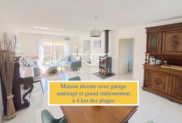 Maison récente 4 pièces à 4 km de la mer