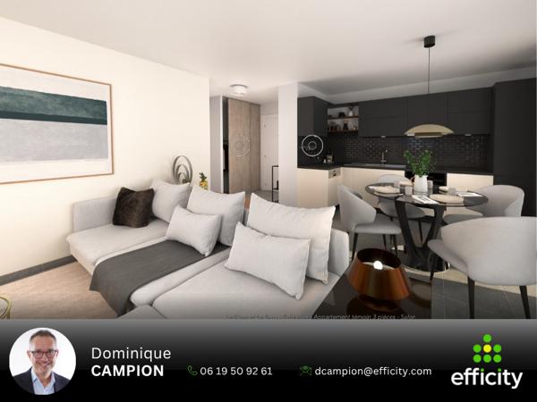 Appartement 3 pièces - 65 m²